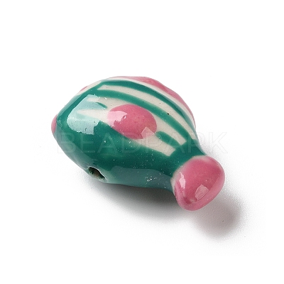 Handmade Porcelain Beads X-PORC-Z006-02B-1