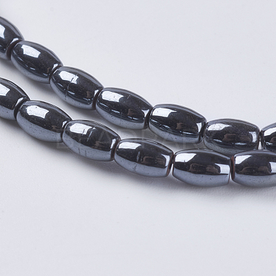Non-Magnetic Synthetic Hematite Beads G-H1082-1-1