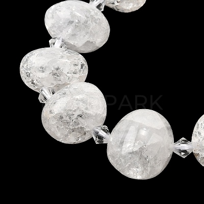 Natural Crackle Quartz Beads Strands G-H312-B01-1