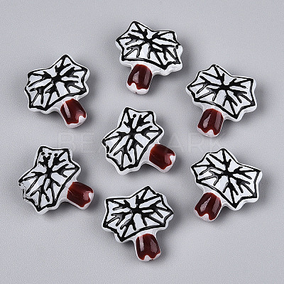 Handmade Lampwork Enamel Beads LAMP-T023-21A-1