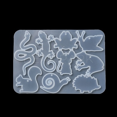 Squirrel/Rat/Snail DIY Pendant Silhouette Silicone Molds SIL-F010-06-1
