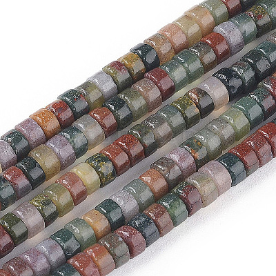 2 Strands Natural Indian Agate Beads Strands G-SC0003-79-1