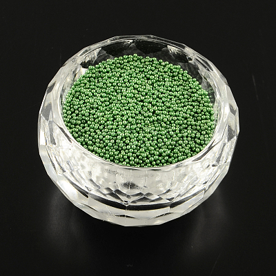 Color Plated DIY 3D Nail Art Decoration Mini Glass Beads MRMJ-R038-E05-1