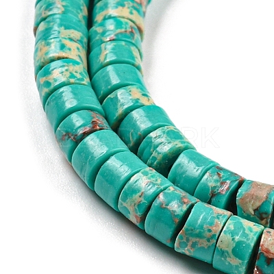 Synthetic Imperial Jasper Dyed Beads Strands G-D077-D01-02D-1
