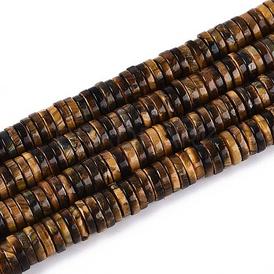 Natural Tiger Eye Beads Strands G-T142-6mm-06-1