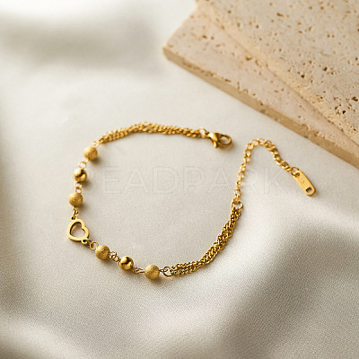 304 Stainless Steel Link Bracelets WG0F64C-01-1