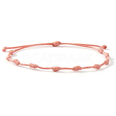 Adjustable Polyester Cord Braided Bracelets for Friendship Couple UP1845-10-1