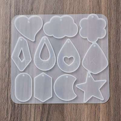 Geometric Earrings Pendants DIY Silicone Mold LS-DIY-Q033-01B-1