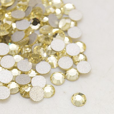 Glass Flat Back Rhinestone RGLA-C002-SS10-213-1