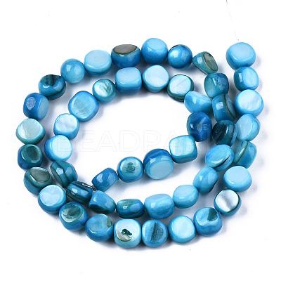Natural Freshwater Shell Beads Strands SHEL-S276-110B-03-1