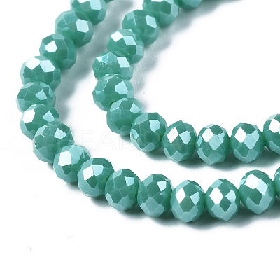 Electroplate Glass Beads Strands EGLA-A034-P2mm-A03-1