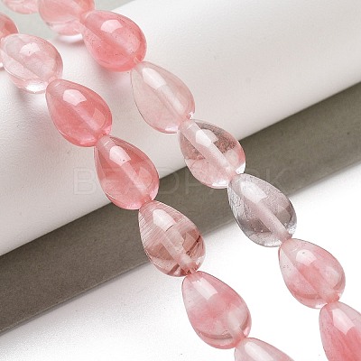 Cherry Quartz Glass Beads Strands G-B106-A01-02-1