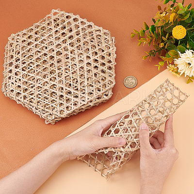 DIY Woven Bamboo Network FIND-WH0101-08-1