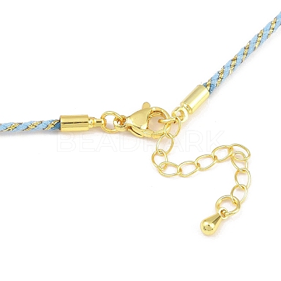 2MM Nylon Braided Cord Necklace Making MAK-A019-02G-19-1