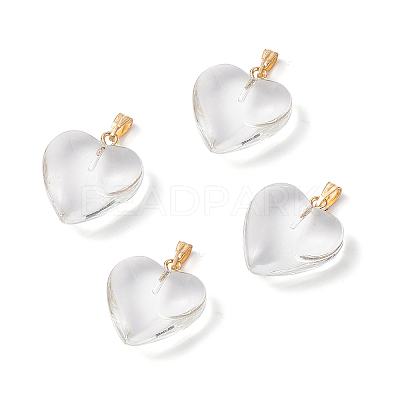 Spray Painted Glass Pendants X-GLAA-N035-016-A03-1