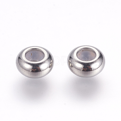 202 Stainless Steel Beads STAS-G133-09P-1