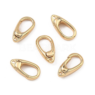 SHEGRACE Brass Lobster Claw Clasps XGRQ58343-755G-1