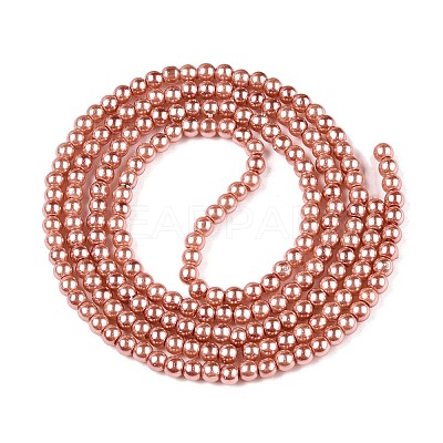 Baking Paint Glass Pearl Bead Strands HY-Q003-3mm-50-A-1