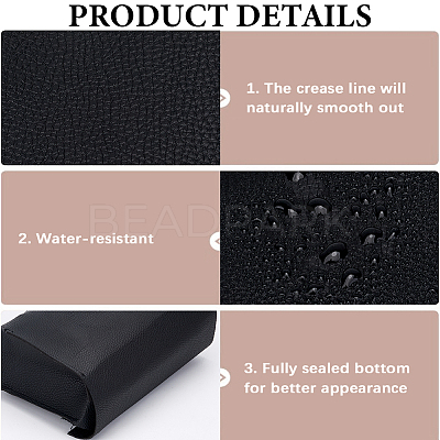 PU Leather Tissue Boxes AJEW-WH20064-35D-1
