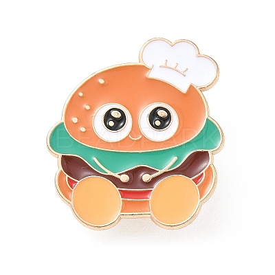 Food Enamel Pins JEWB-F046-01B-G-1