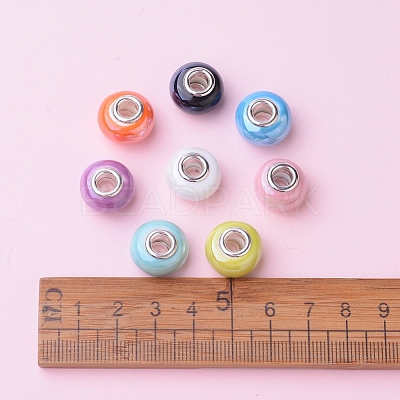 Handmade Porcelain European Beads OPDL-JP0001-02-1