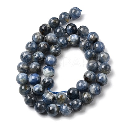 Natural Kyanite Beads Strands G-NH0046-C04-8MM-01-1