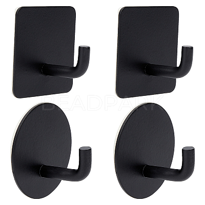 8Pcs 2 Style 304 Stainless Steel Hook Hanger STAS-OC0001-08-1