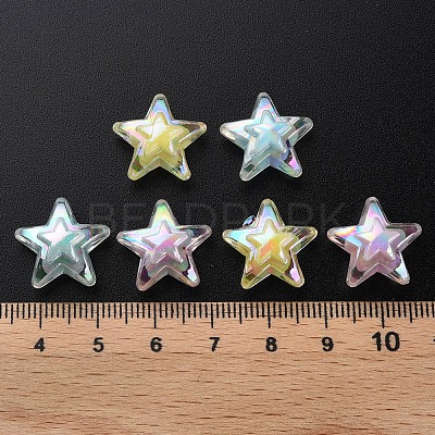 Transparent Acrylic Beads TACR-S152-11B-1