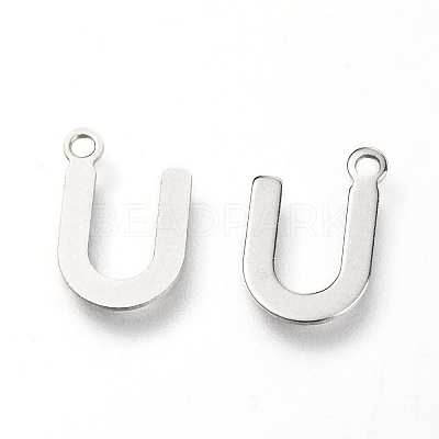 Non-Tarnish 201 Stainless Steel Charms X-STAS-C021-06P-U-1