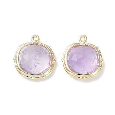 Natural Amethyst Pendants G-G012-09C-02-1