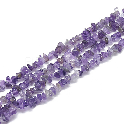 Natural Amethyst Beads Strands G-S315-15-1