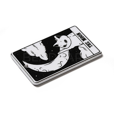 Tarot Theme Printed Acrylic Pendants MACR-G061-04B-1