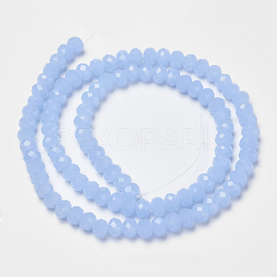 Glass Beads Strands EGLA-A034-J6mm-D03-1