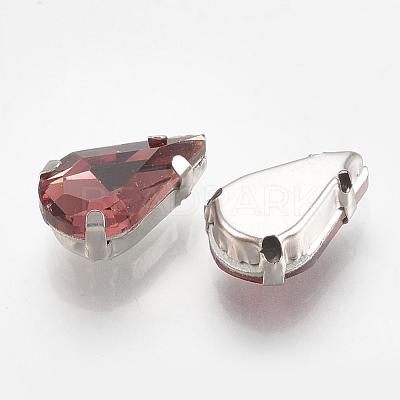 Sew on Rhinestone RGLA-T035-8x13mm-18-1