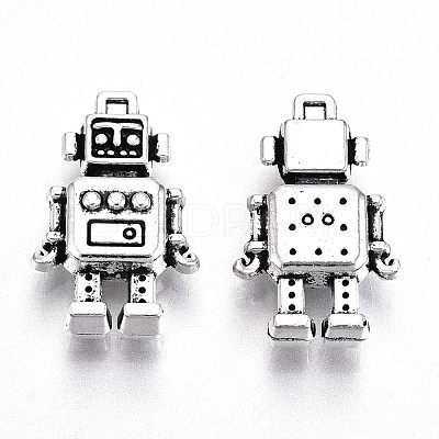 Tibetan Style Alloy Pendants TIBE-S323-083AS-RS-1