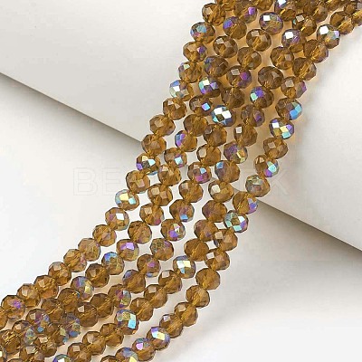Electroplate Glass Beads Strands EGLA-A044-T4mm-L02-1