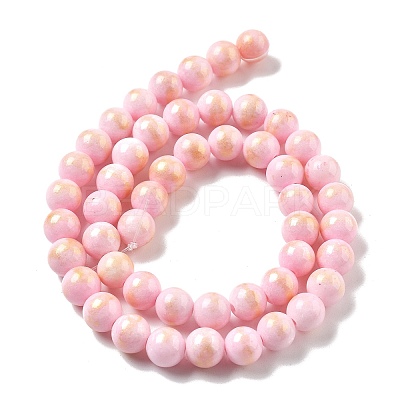 Natural Mashan Jade Beads Strands G-A255-A01-01B-1
