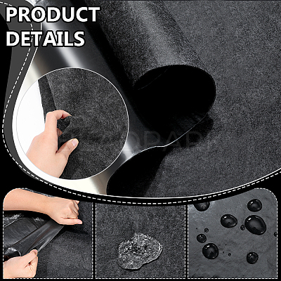 Rectangle Felt Carpet Non-Slip Mat AJEW-WH0596-707B-1