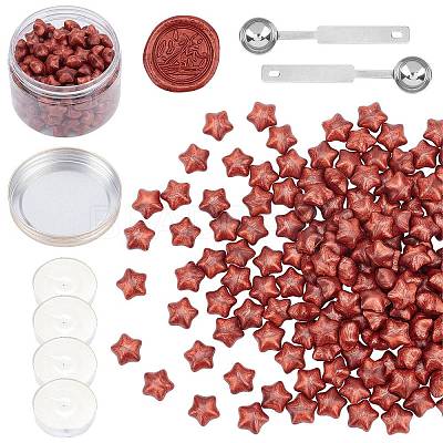 Sealing Wax Particles Kits for Retro Seal Stamp DIY-CP0003-54H-1