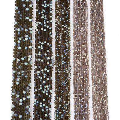 Transparent Glass Beads Strands EGLA-A044-T6mm-MB16-1