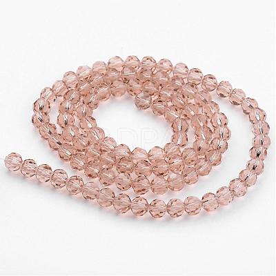 Transparent Glass Bead Strands GLAA-G013-8mm-90-1