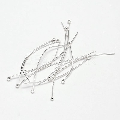 925 Sterling Silver Ball Head Pins STER-F018-03C-1