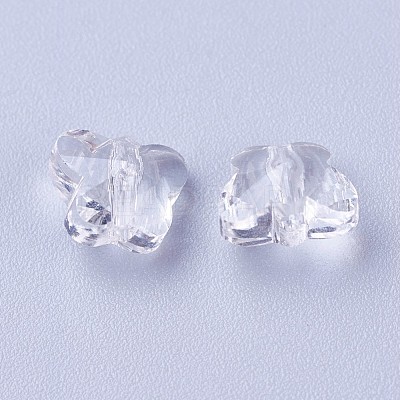 Transparent Glass Beads GLAA-P037-02B-28-1