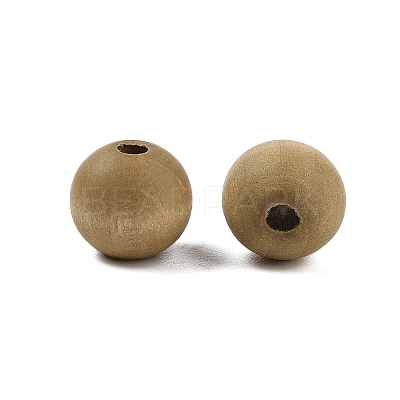 Wood European Beads WOOD-M014-01F-1
