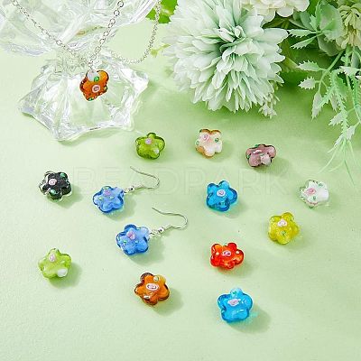 20Pcs 10 Colors Glass Bead FIND-HY0001-03-1