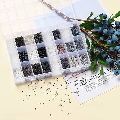 288G 24 Colors Glass Seed Beads SEED-JQ0005-01A-2mm-1
