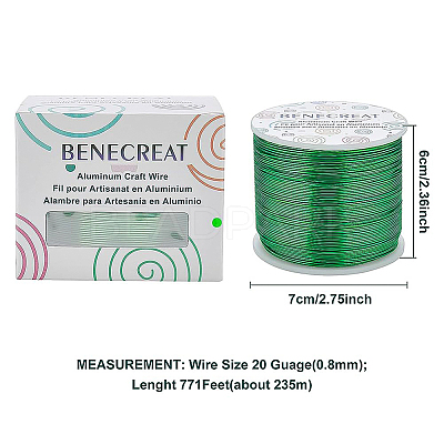 Matte Round Aluminum Wire AW-BC0003-30H-0.8mm-1