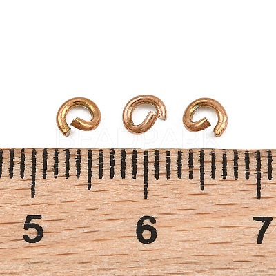 304 Stainless Steel Open Jump Rings STAS-M235-02E-RG-1