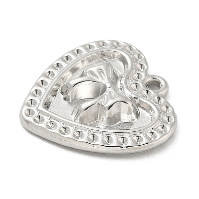 304 Stainless Steel Pendant Rhinestone Settings STAS-M082-01P-1