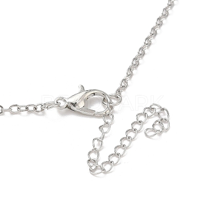 Cat Shape Alloy Rhinestone Pendant Necklaces FS-WG5CA0C-03-1